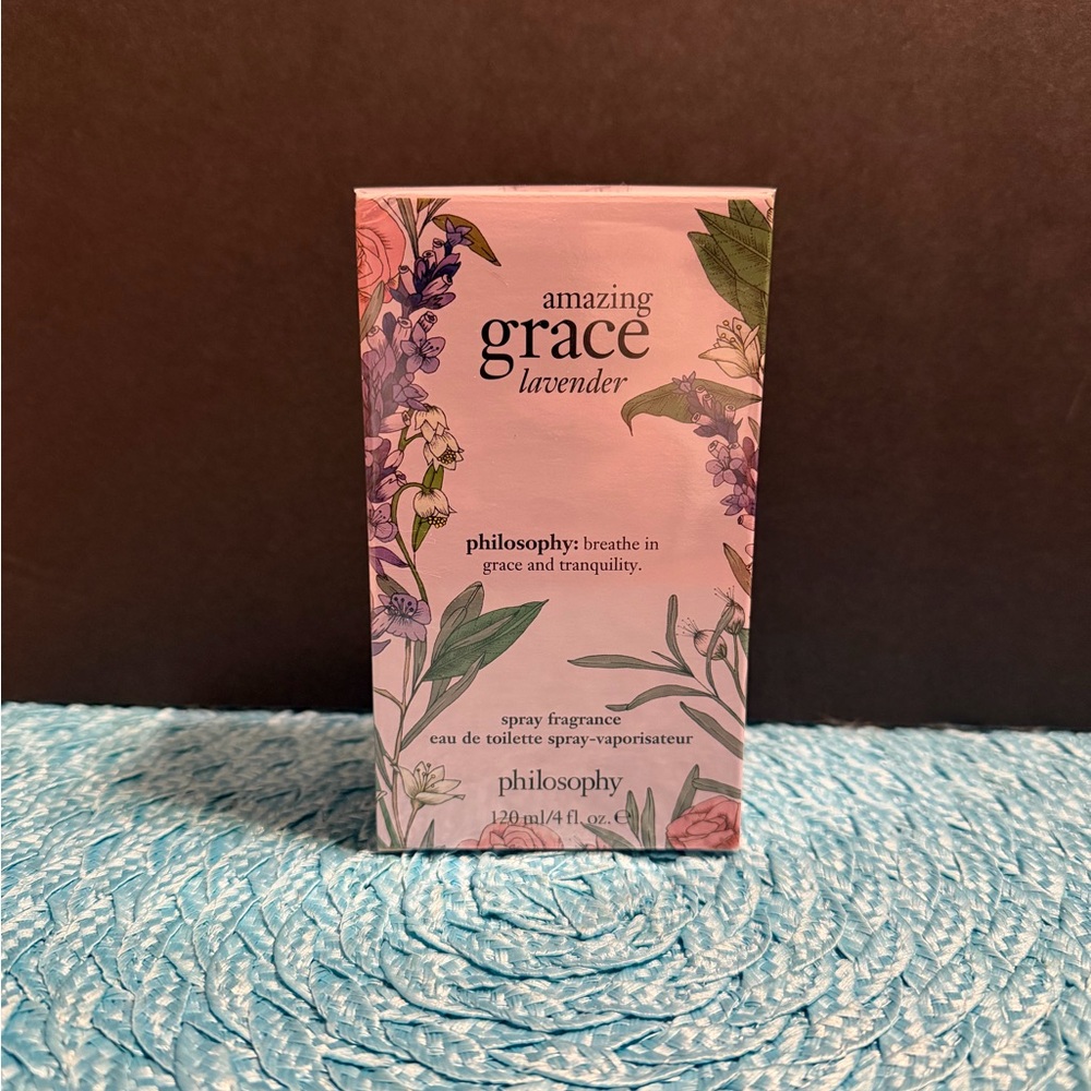Philosophy Amazing Grace Lavender Eau de Toilette EDT Spray 4 fl. oz. NEW/SEALED
